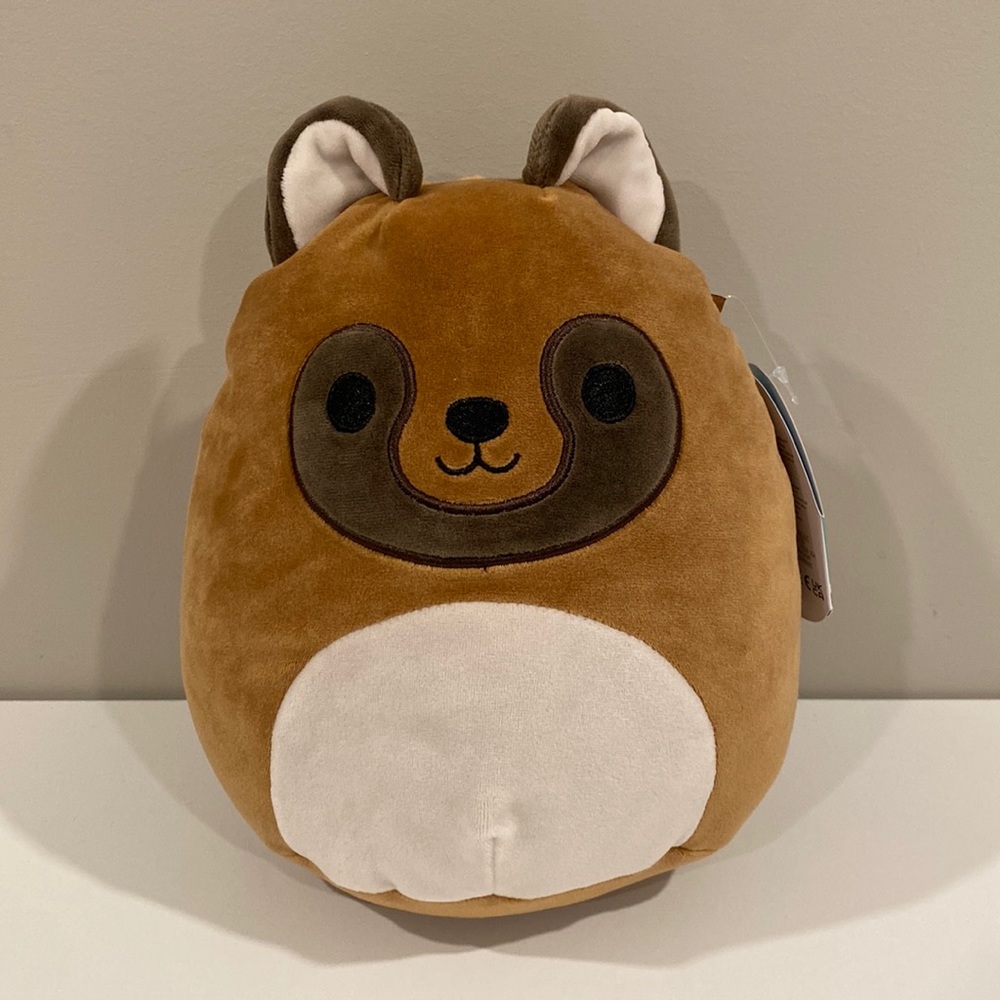 Squishmallow Tanuki Adopt Me Collab 8” NWT